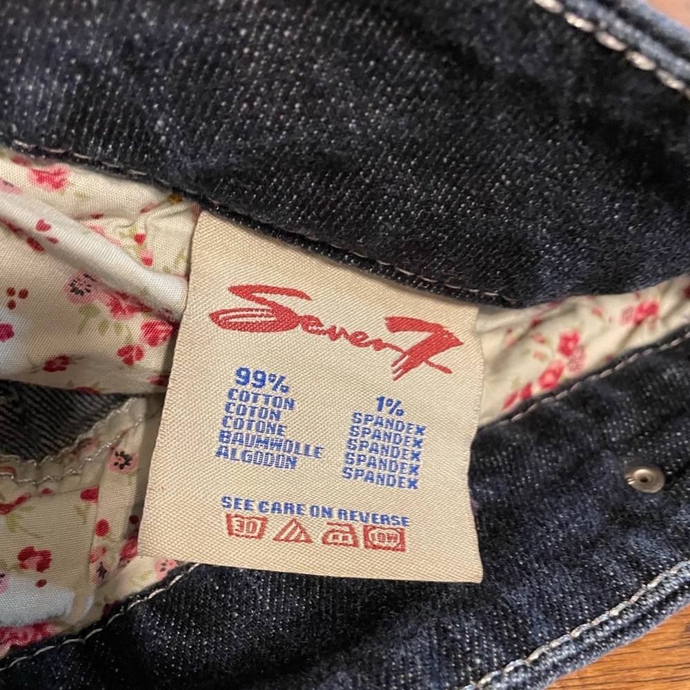 Seven7 Limited Edition premium dark wash denim jeans plus sz 20 - Picture 7 of 15